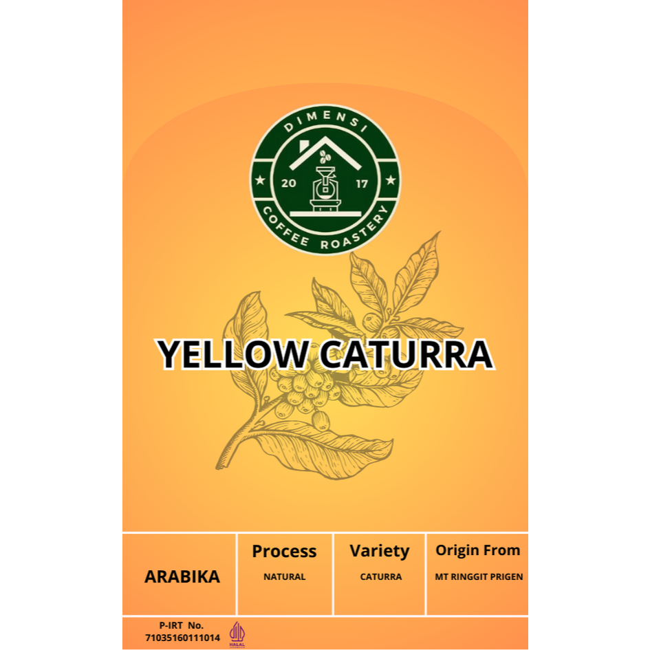 

GREEN BEAN YELLOW CATURRA NATURAL PROCESS, BIJI ARABIKA YELLOW CATURRA NATURAL PROCESS ,