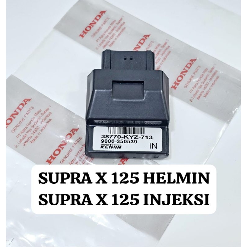 CDI ECU ECCU SUPRA X 125 HELMIN HELM IN FI SUPRA X 125 INJEKSI HONDA KYZ