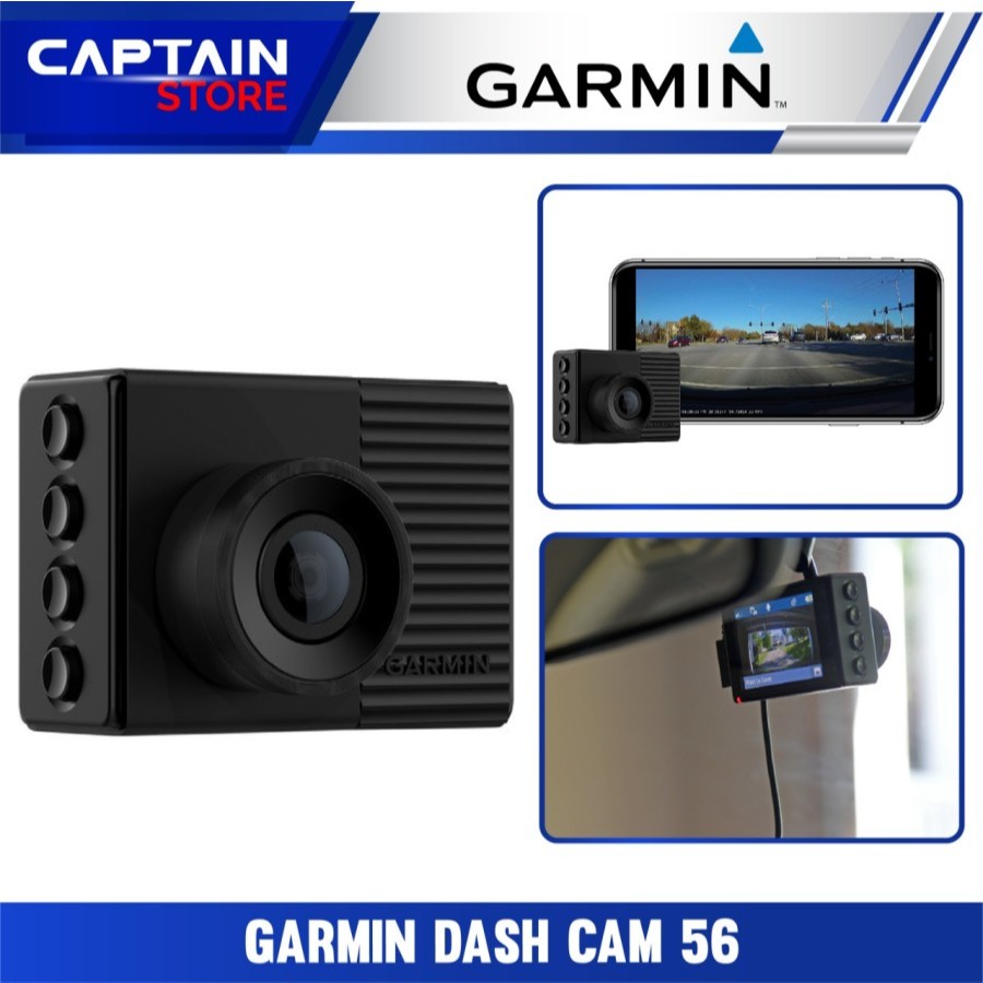 Garmin Dash Cam 56 1440p Dash Cam with 140-degree Field of View