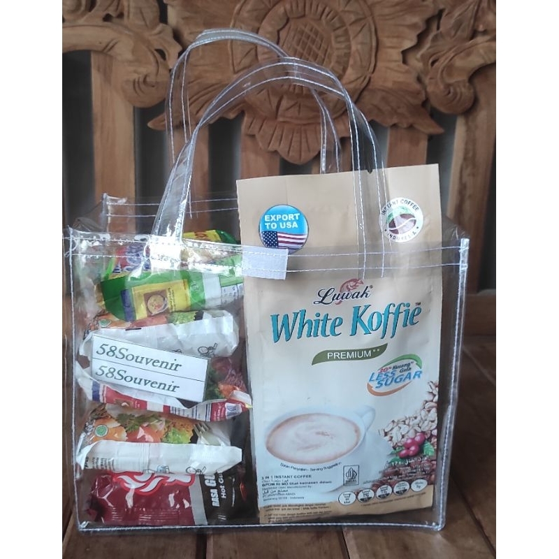 

Tas souvernir Hampers tas hajatan tas bingkisan tas mika bening tebal transparan