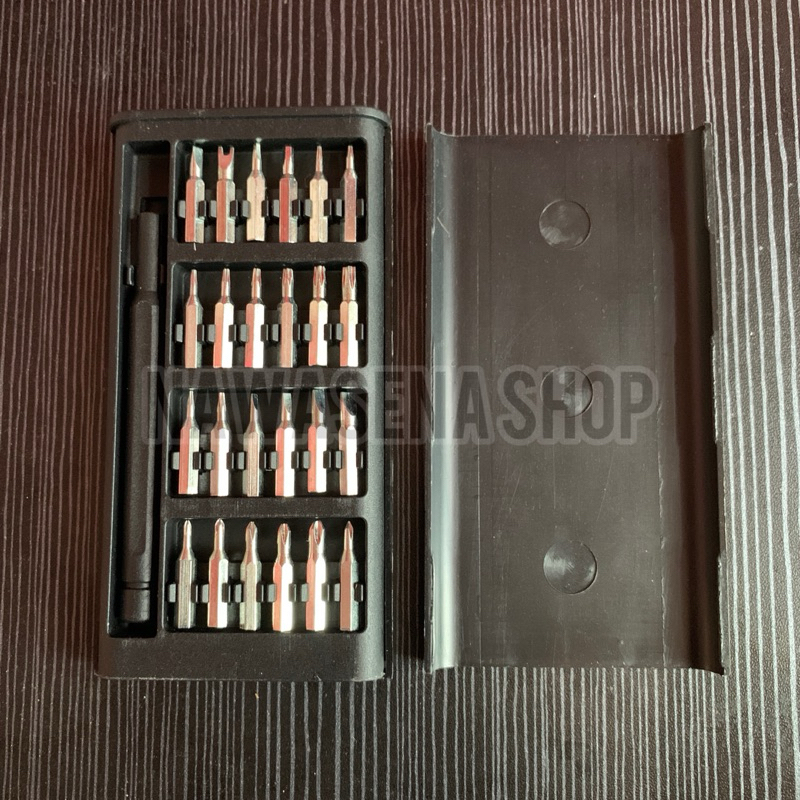 Obeng Set 24 Magnetic Baut Kecil Reparasi HP Laptop Jam Tangan