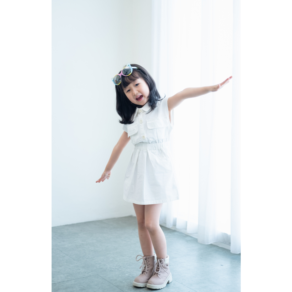 Setelan Baju Chloe Girl / Setelan Baju Rok Anak Perempuan Pesta Kondangan Ulang Tahun Ala Korea Kore