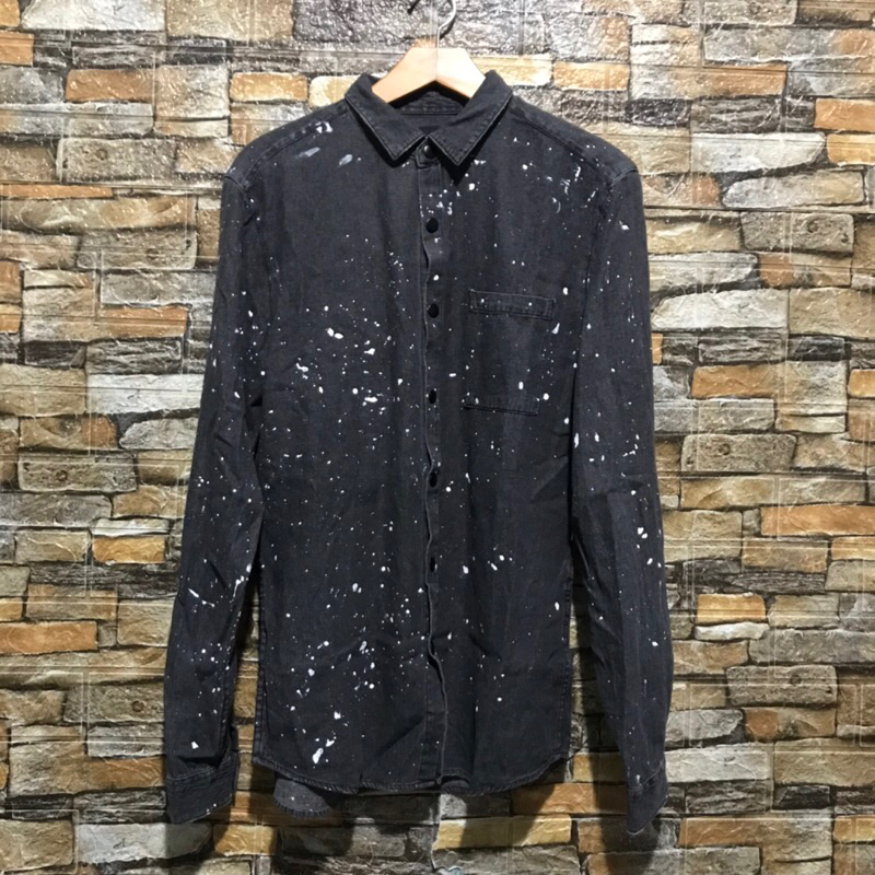 kemeja pull&bear size M-pria/cowok-second original