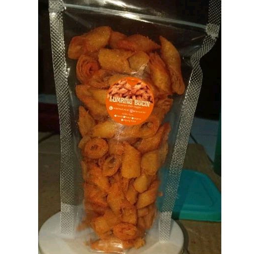 

Lumring Bucin Rasa Balado By Deri Snack11/Lumring/Lumring balado/Kripik Lumpia Kering/Lumpia Pedas/Krupuk viral/Cemilan Pedas Viral