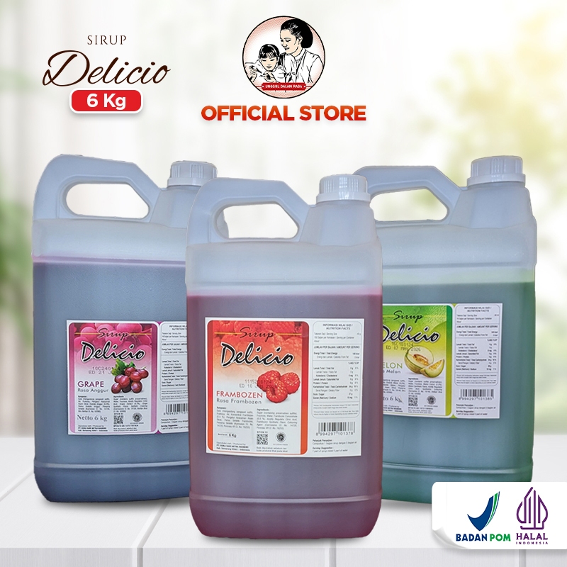 

Sirup Delicio Jerigen 6 kg