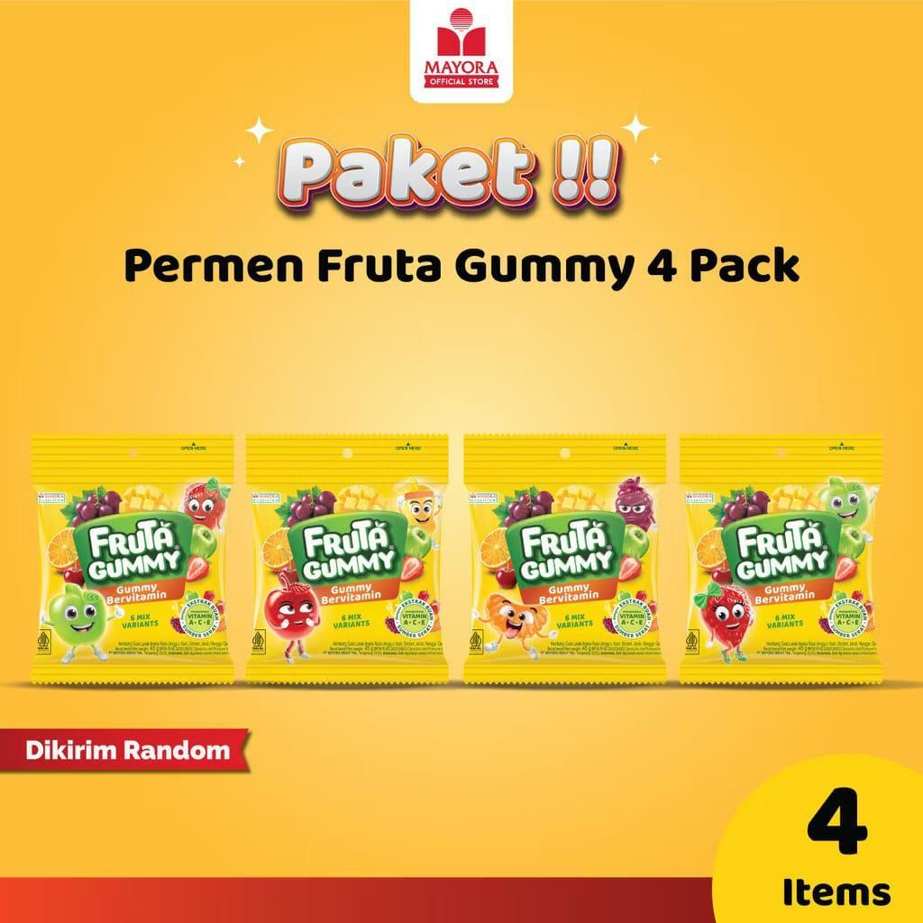 

Fruta Gummy Bervitamin Nutrition dengan EKSTRAK BUAH mengandung VITAMIN A / C / E SUMBER SERAT