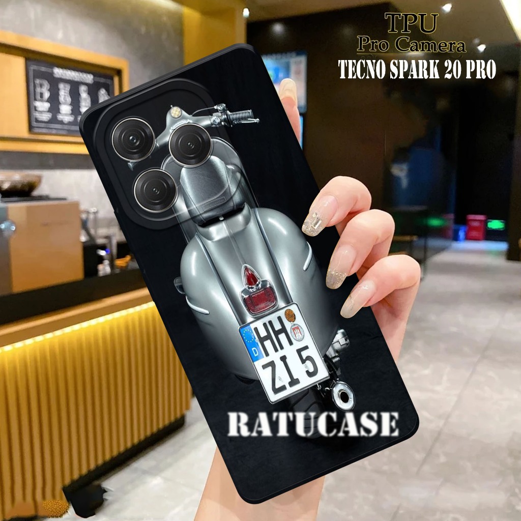 CASE TECNO SPARK 20 PRO SPARK 20 SPARK 20C - Softcase Pro Camera Tecno Spark 20 MOTIF  Case Pro Came