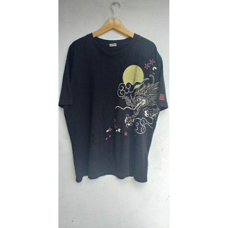 kaos Sukajan bordir naga