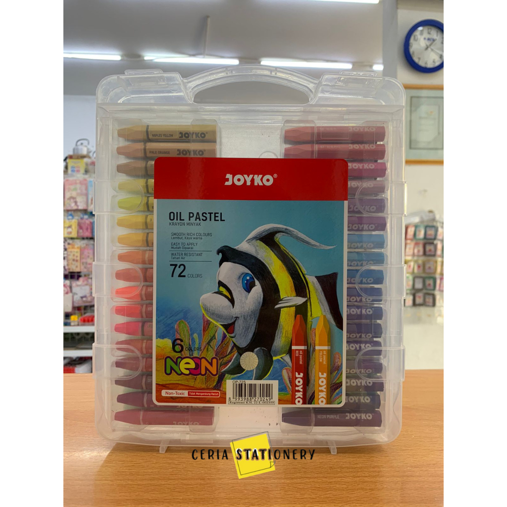 

Crayon Joyko OP-72S 72 Warna / Krayon Minyak 72 Warna / Oil Pastel Non Toxic