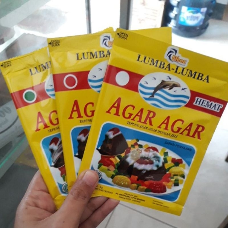 

AGAR AGAR cap lumba-lumba ( 6 gram )