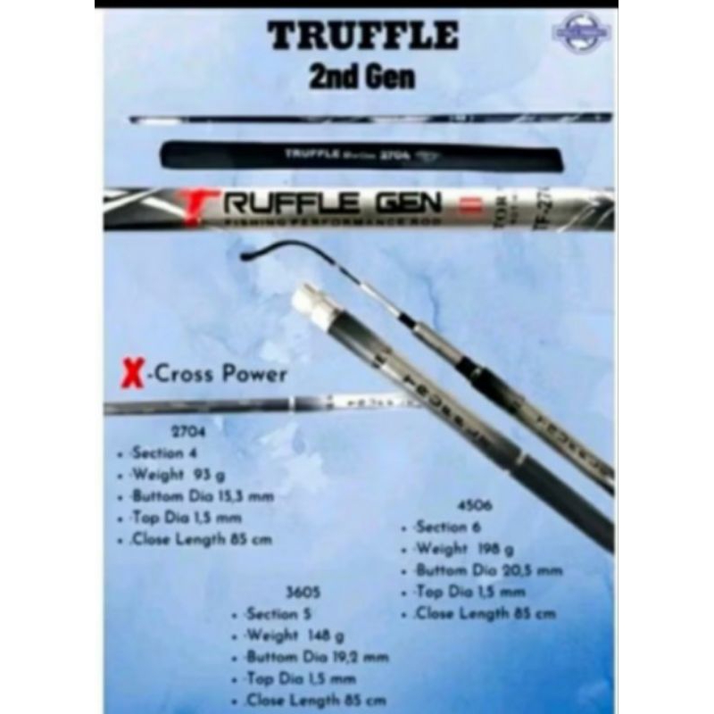 joran pole tegek galatama truffle gen 2 free packing pipa pvc