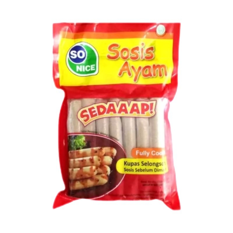 

So Nice Sosis Ayam Sedaaap 375G