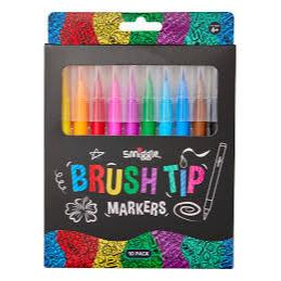 

smiggle brush tip markers marker spidol