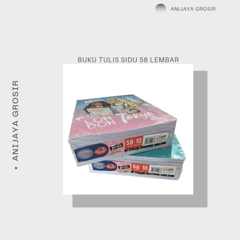 

BUKU TULIS SIDU 1PACK (58LEMBAR)