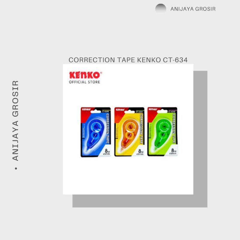

TIPEX KERTAS/CORETION TAPE KENKO KENKO CT-634