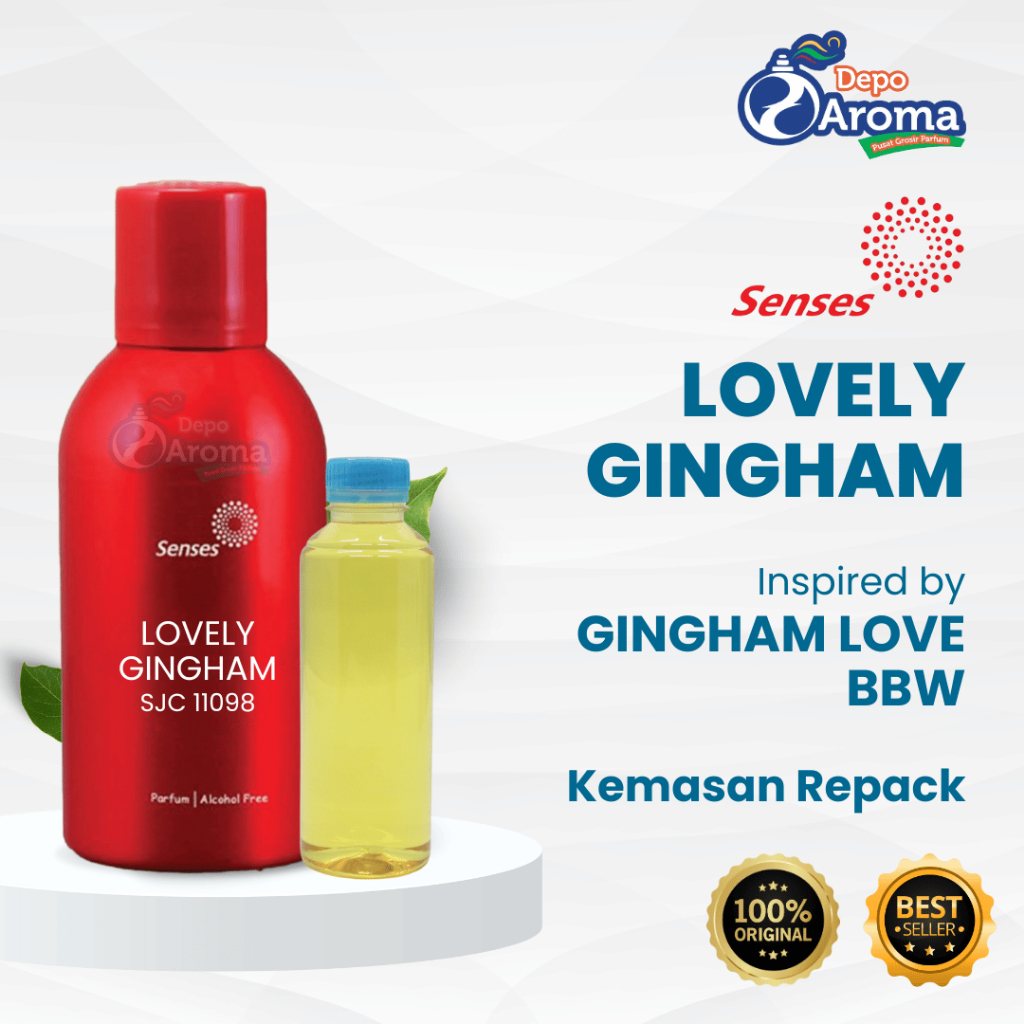 PARFUM BIBIT MURNI - LOVELY GINGHAM - REPACKING 100ML - SENSES