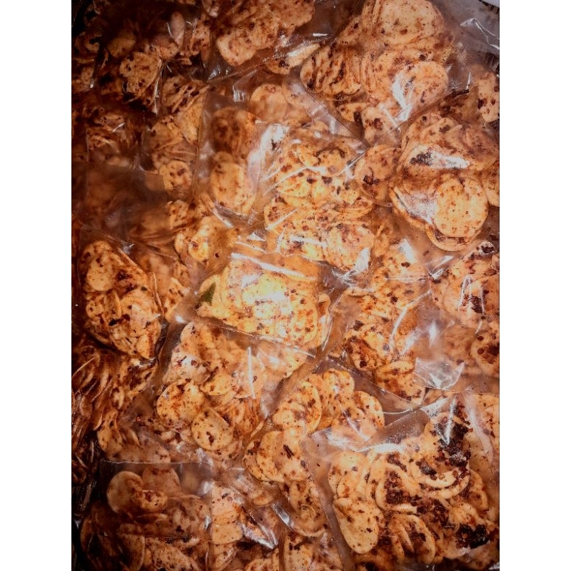 

Sebring kerupuk udang pedas daun jeruk isi 30 g