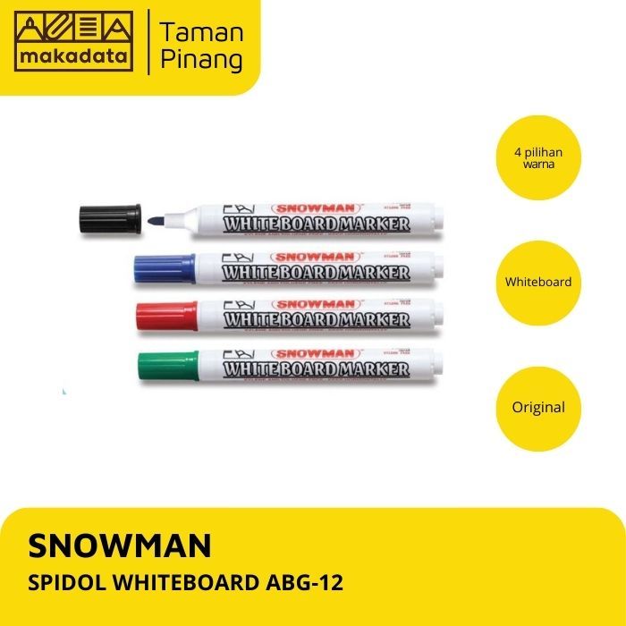 

SPIDOL SNOWMAN WHITEBOARD ABG-12 (1 PCS)