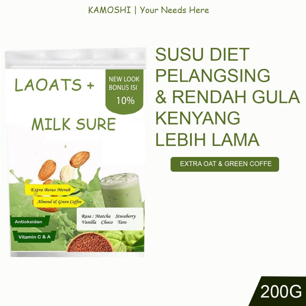 

Susu Diet Pelangsing Badan Penurun Berat Badan Minuman Diet Sehat Rendah Lemak Laoats
