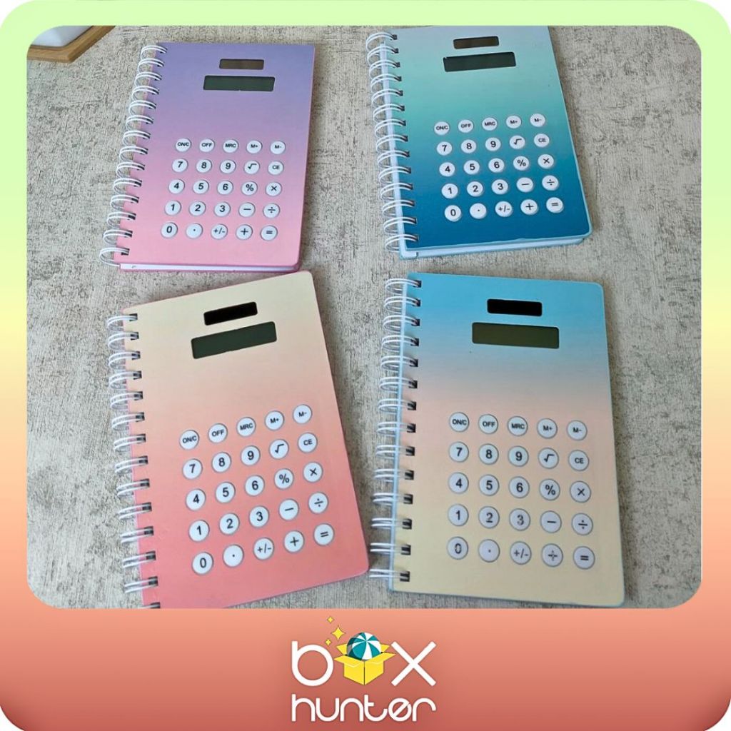 

NOTEBOOK WITH CALCULATOR GRADIENT || BUKU AGENDA DENGAN KALKULATOR DENGAN WARNA YANG CANTIK