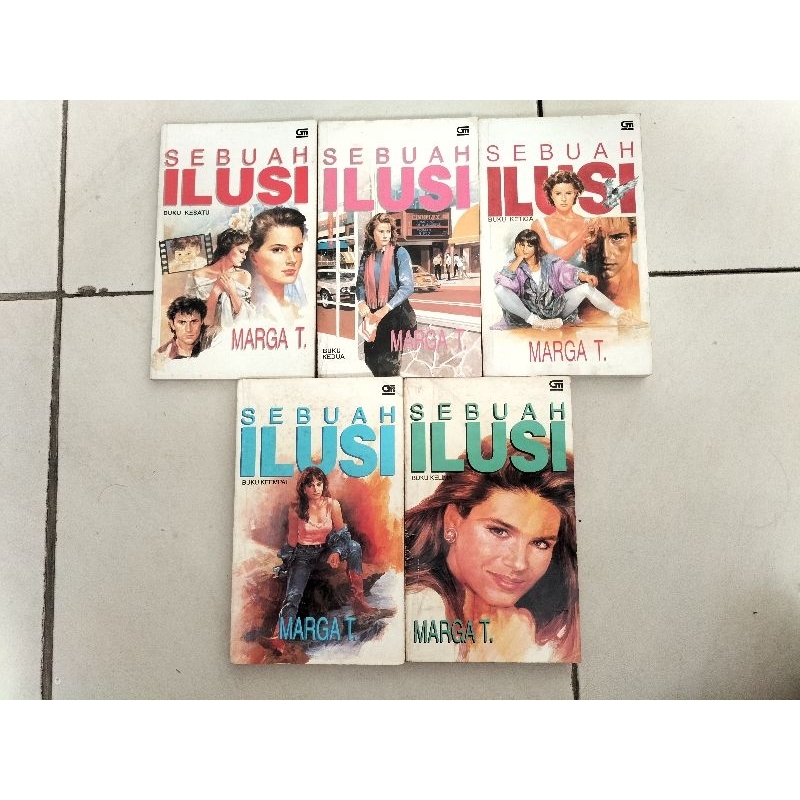Novel Sebuah Ilusi (Full Set), karya Marga T