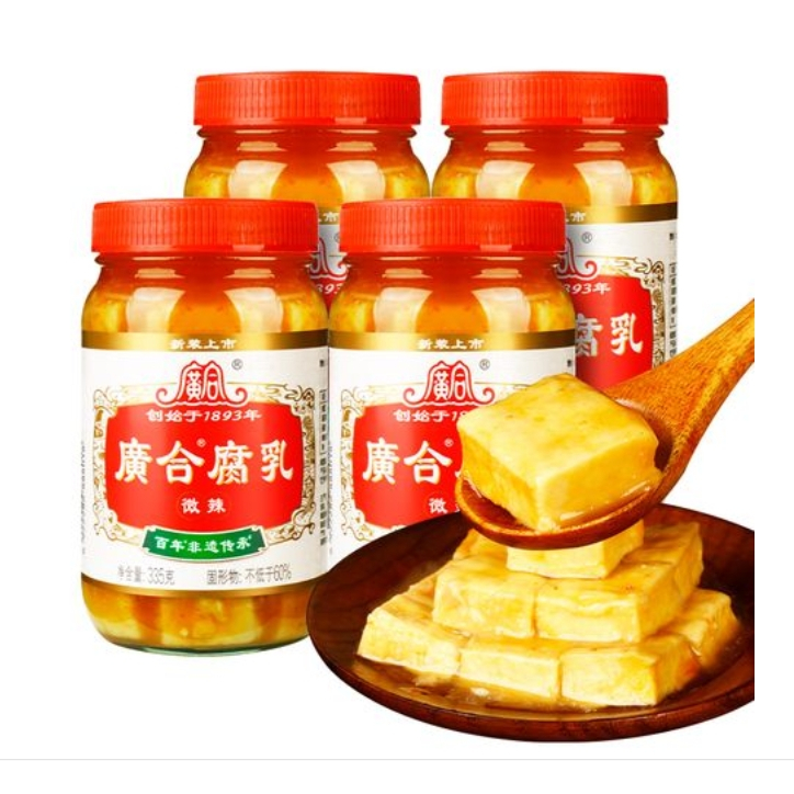 

广合腐乳335克 wangzhihe tahu putih guang 335gram