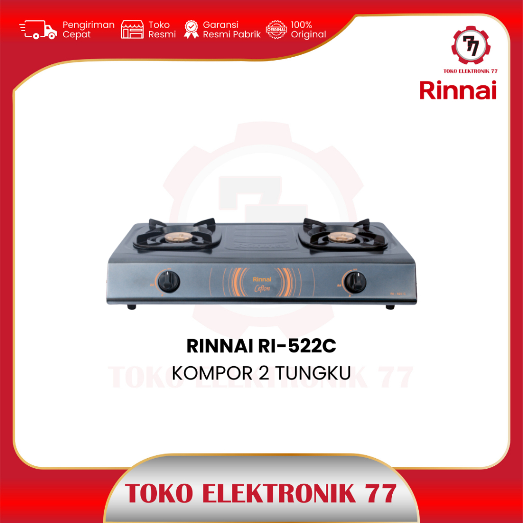KOMPOR RINNAI 552C / RI-522C / Ceflon