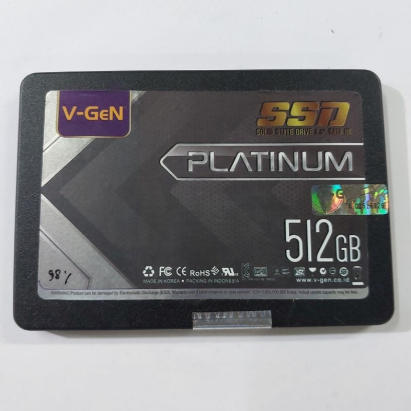 hardisk ssd 512gb sata 2.5inch V-GEN murah SSD 512GB sata 3 Vgen