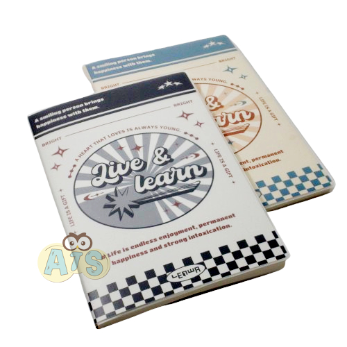 

Buku Tulis B5 Bersampul Lenwa Live & Learn 96 Lembar