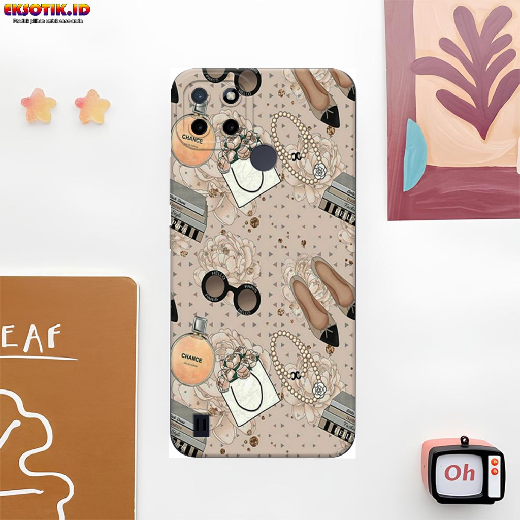 Case Realme C21Y C25Y - Casing Realme C21Y C25Y - Fashion Case - Silikon Realme C21Y C25Y  - Motif K