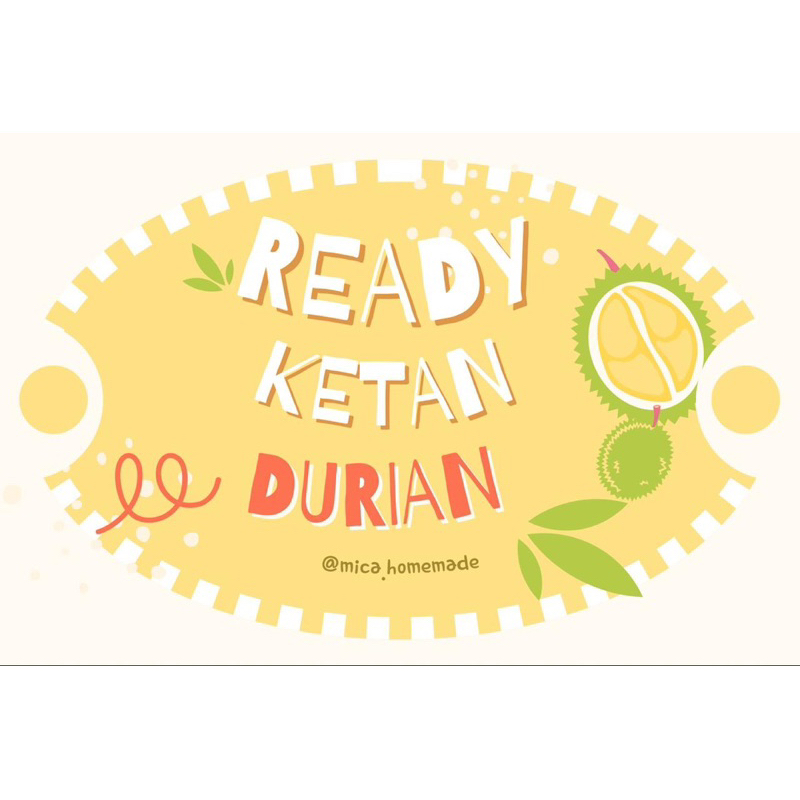 

MICA HOMEMADE Ketan Durian Creamy