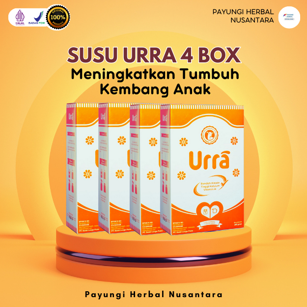 

URRA Susu Kambing Saneen Untuk Penambah Berat Badan & Tinggi Badan Anak - 4 Box