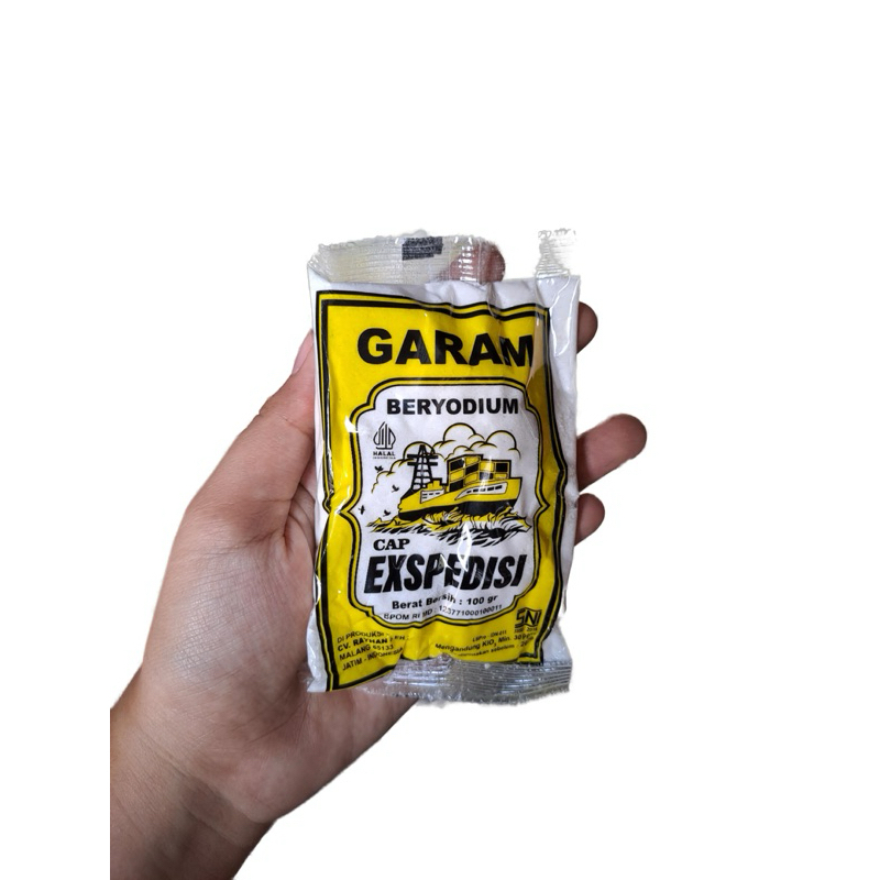 

[isi 2 Ball 40pcs] Garam halus beryodium 100gr