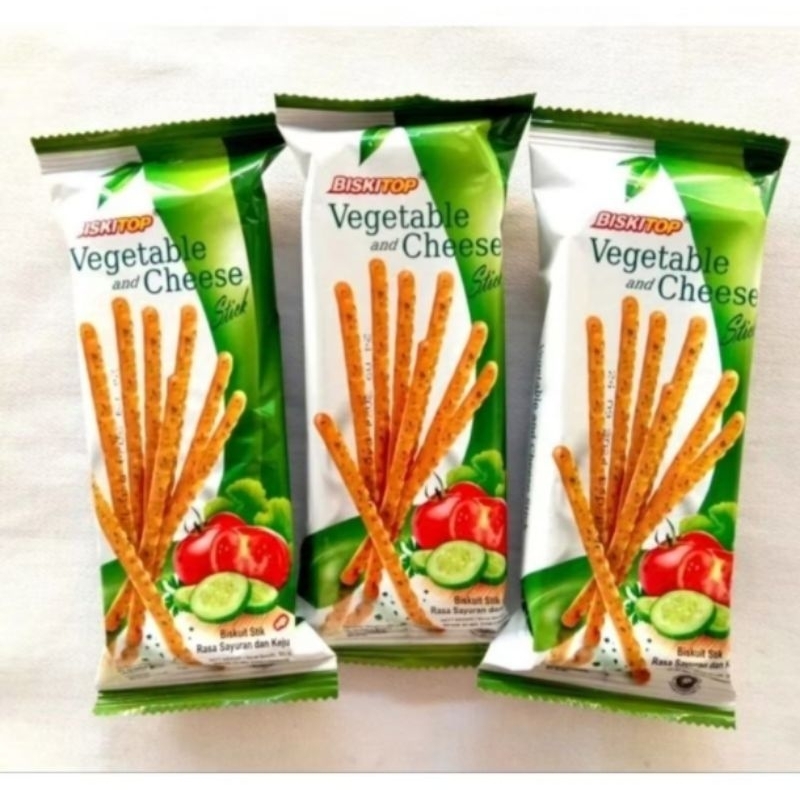 

Vegetable Chese Stick Biskitop 50 gr