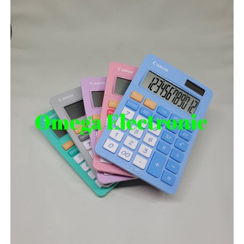 

KI3 Canon AS12V Calculator Desktop Kalkulator Meja Kantor Stylish Warna Warni Colorful AS 12V
