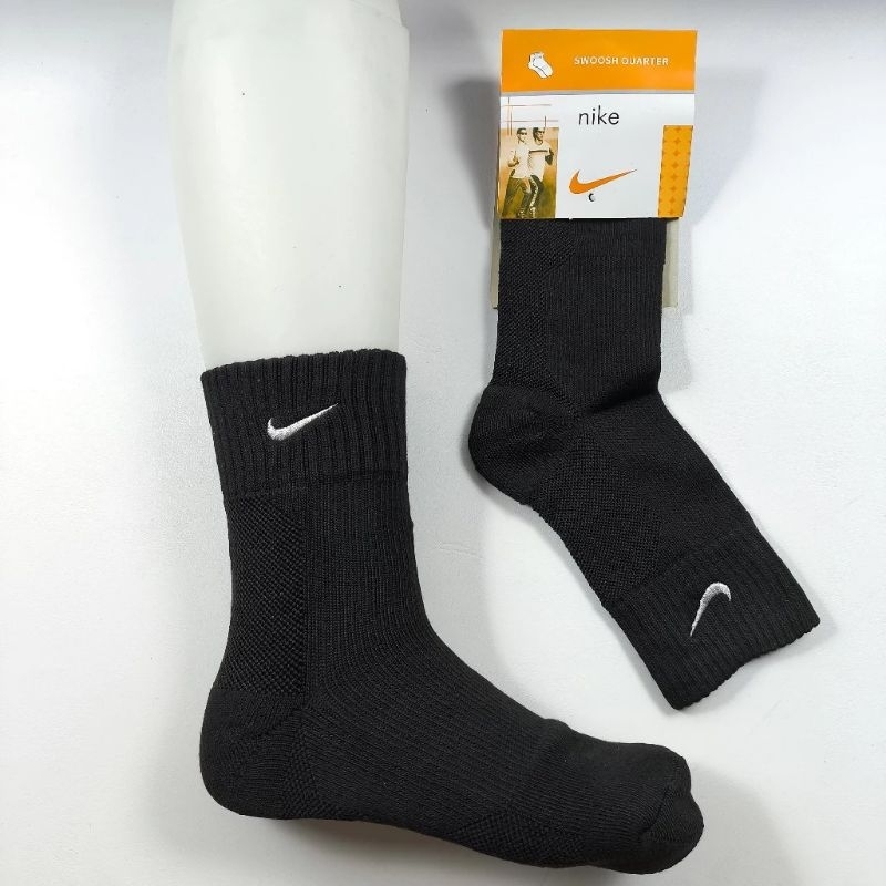 Kaos Kaki Nike Pria Sport High Quarter Logo Bordir