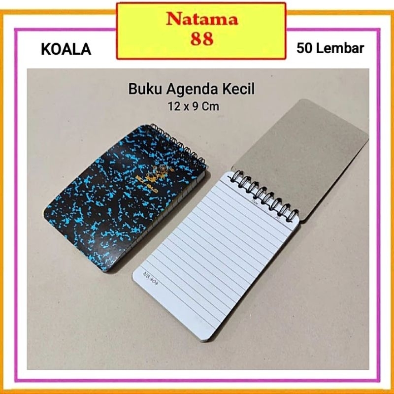 

1 Pak Buku Notes Kecil Spiral Kawat Isi 12 Pcs