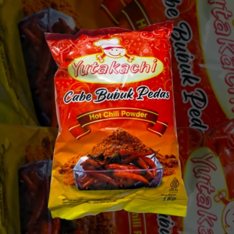 

Bubuk cabe super pedas bubuk red extra hot chili yutakachi 1000 g