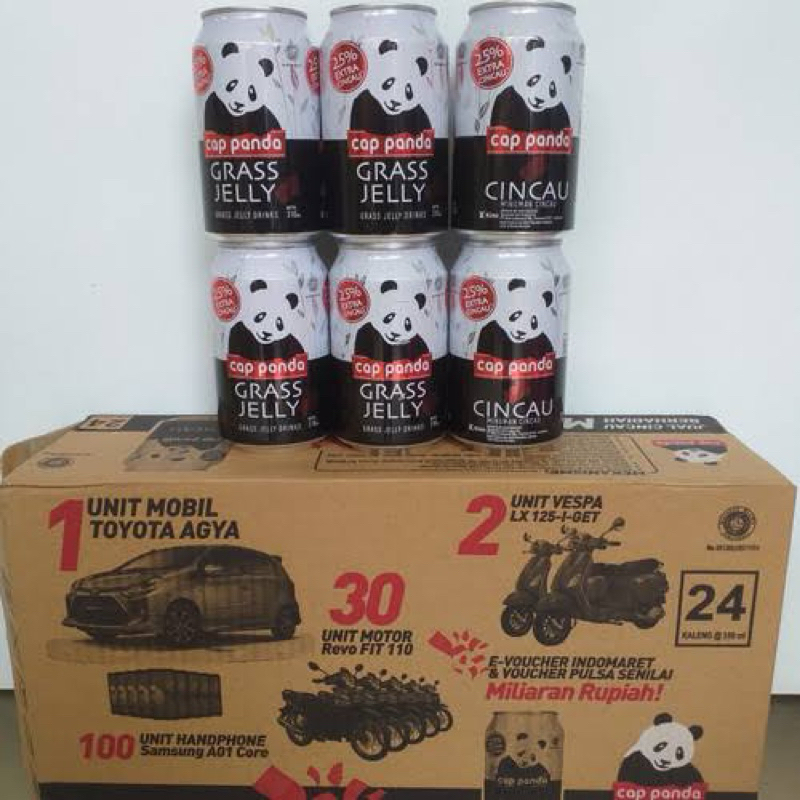 

Ay00! Cincau Cap Panda 310 ml Dus isi 20 Kaleng