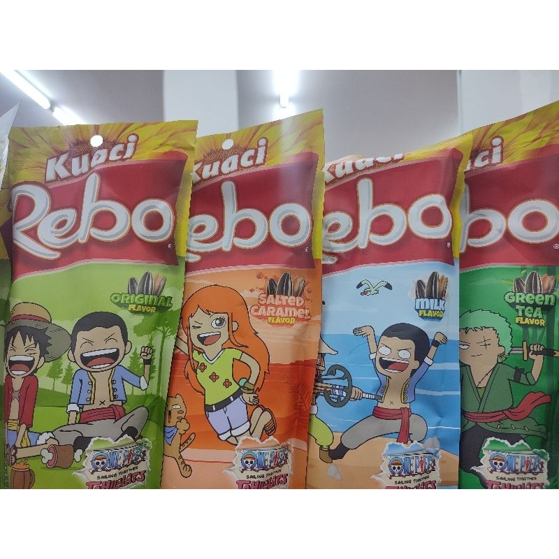 

Rebo Kuaci 140gr Varian Baru One Piece