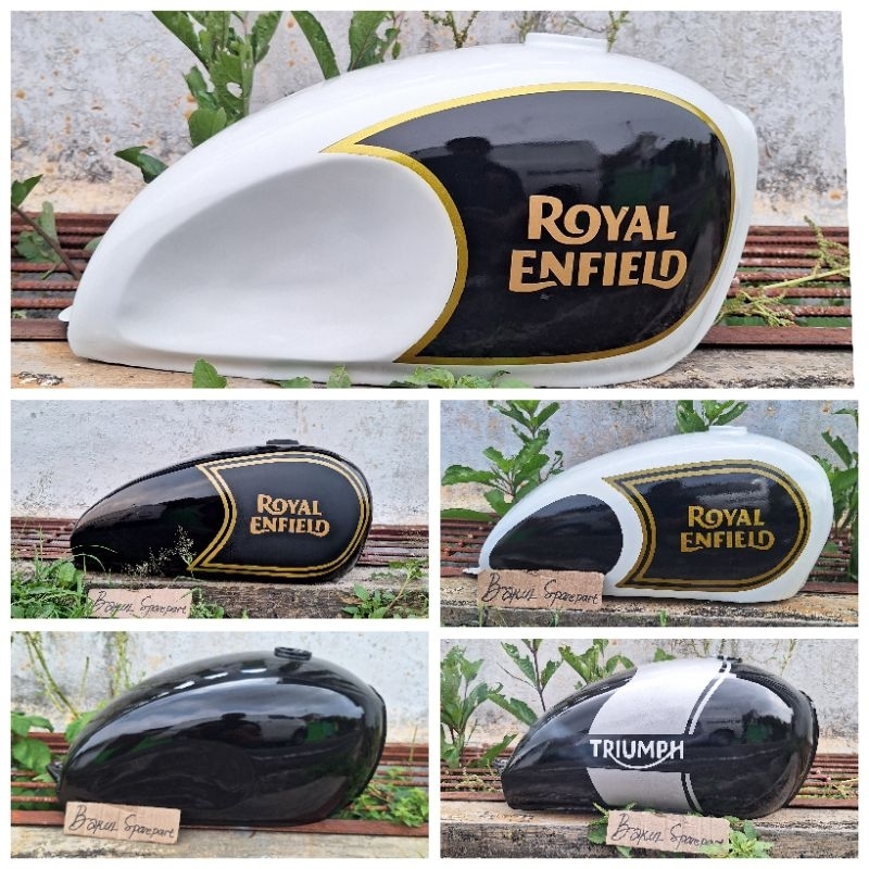 Tangki Custom Triumph Bobber Royal Endfield Custom Classic Japstyle