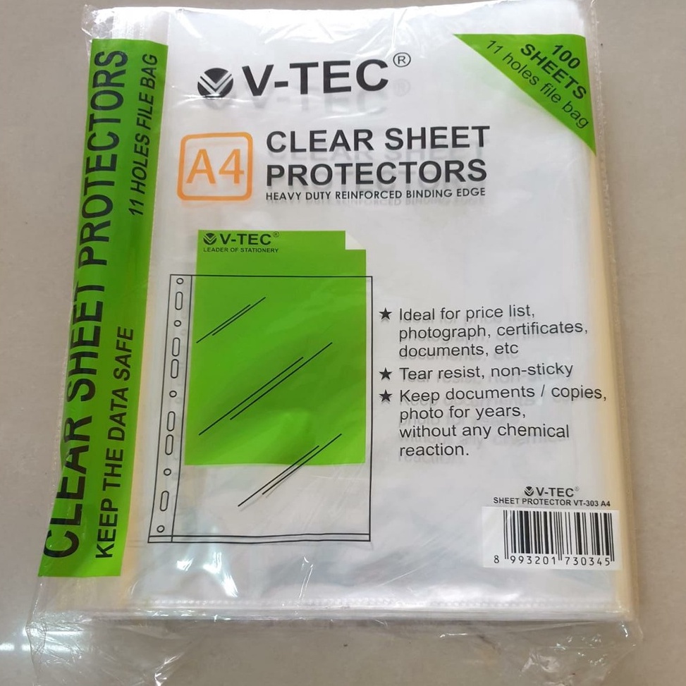 

ART V4J SHEET PROTECTOR VTEC VT33 F4