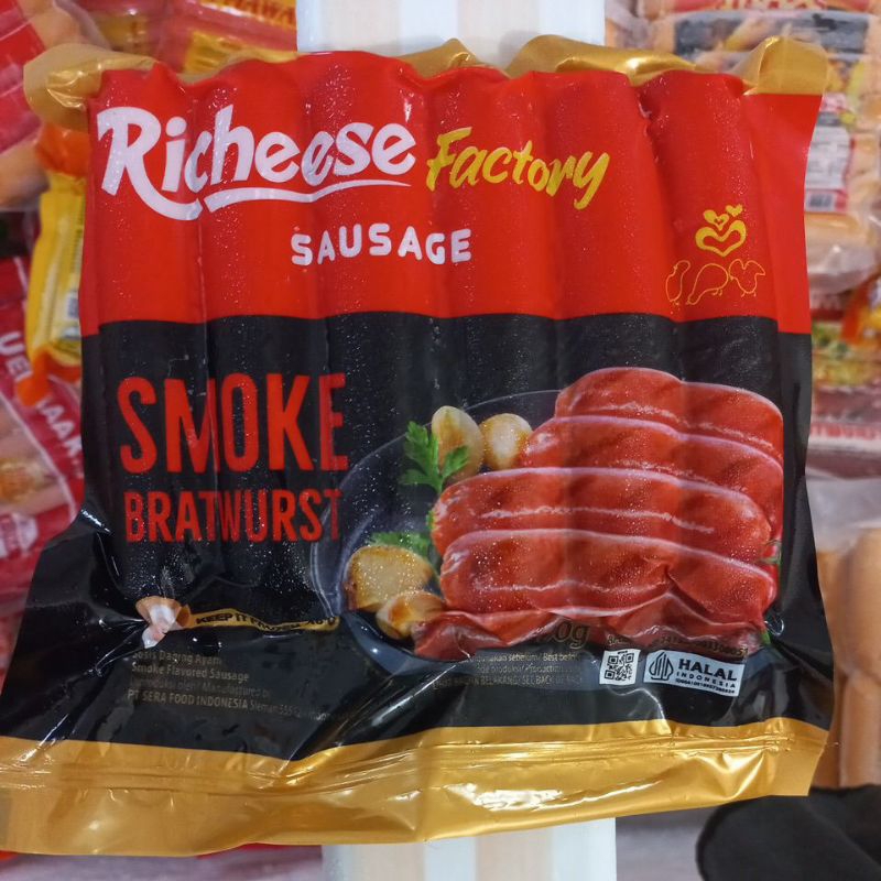 

Richeese Factory Sosis Sausage Smoke Bratwurst 360g isi 5bth