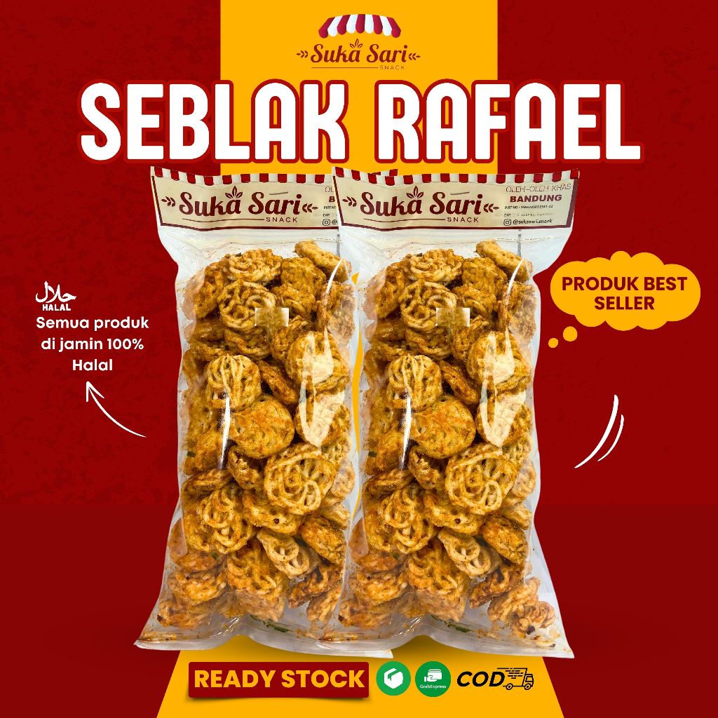 

Seblak kerupuk rafael/kerupuk mawar/kerupuk pedo pedas daun jeruk bumbu melimpah