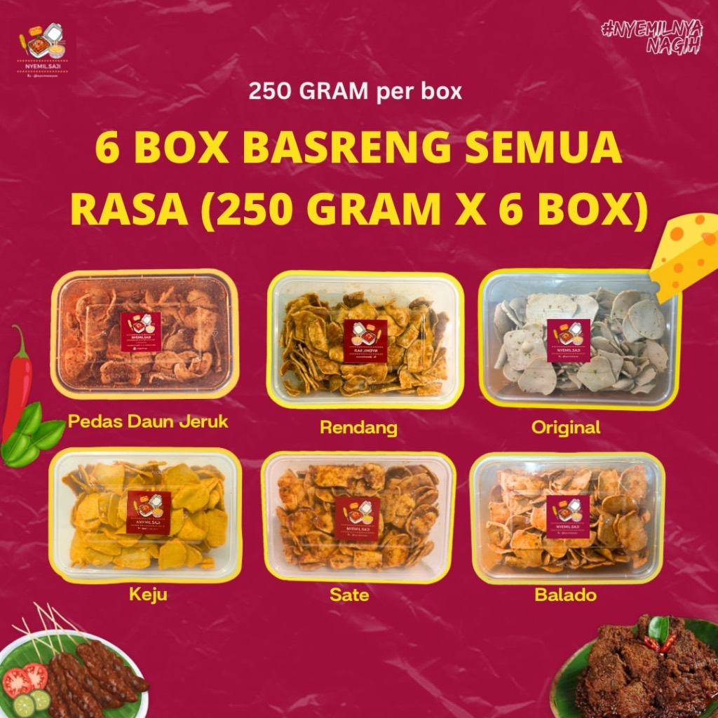 

PAKET BUNDLING 6 VARIANT RASA BOX BASRENG