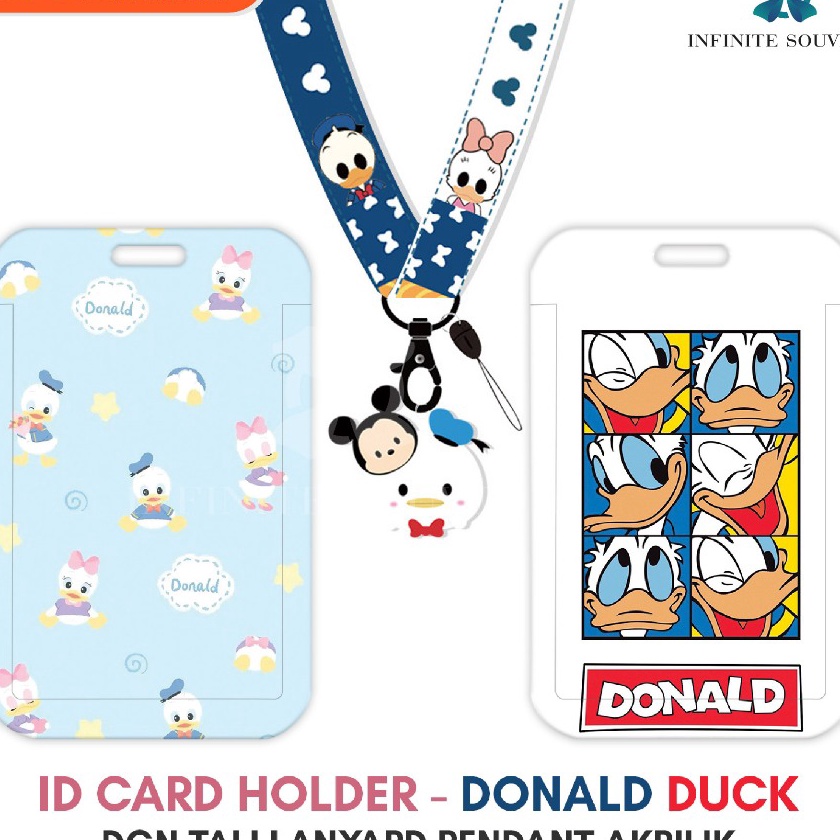 

Price N3 DONALD DUCK Name Tag Card Holder Motif Karakter DONALD DUCK DAISY BEBEK DISNEY dengan Tali Pendant Akrilik ID Card Holder Tali Gantungan Acrylic Lucu Nametag Tempat Kartu Flazz Emoney