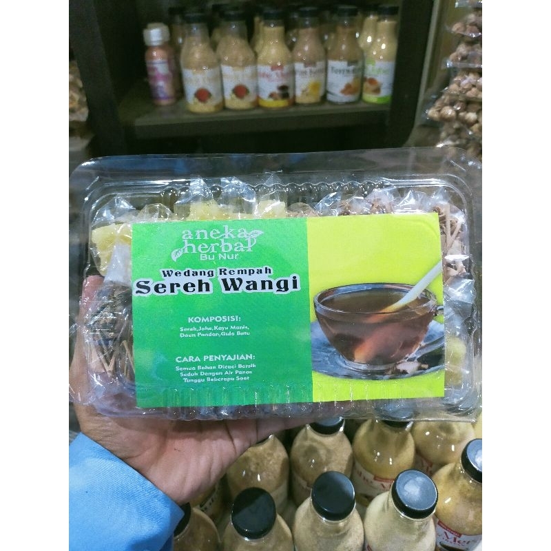 

Wedang rempah - wedang sereh wangi - isi 10 - khas Jogja - minuman penghangat tubuh - herbal tradisional