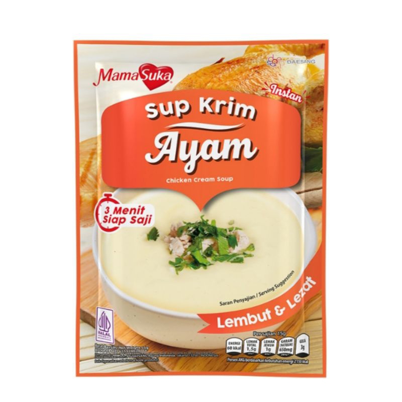 

MamaSuka Sup Krim Ayam 55 gr