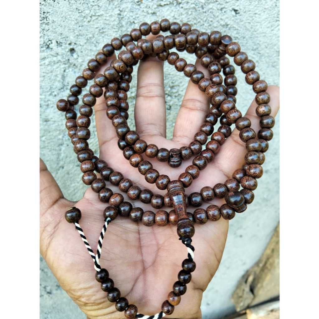 tasbih kayu galih asem jawa 165 butir | tasbih thoriqoh tasbih suryalaya | Tasbih kayu galih asem se