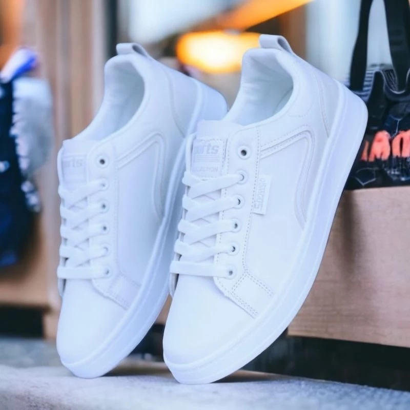 Sepatu Sneakers Putih Sepatu Senam Pria Wanita Best Quality